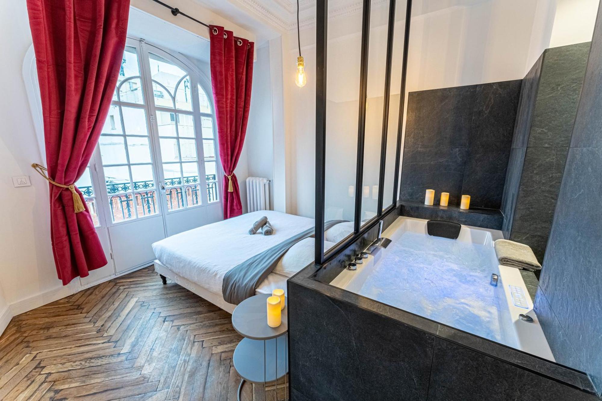 Jacuzzi-Nice Quartier Des Musiciens-Loft 外观 照片